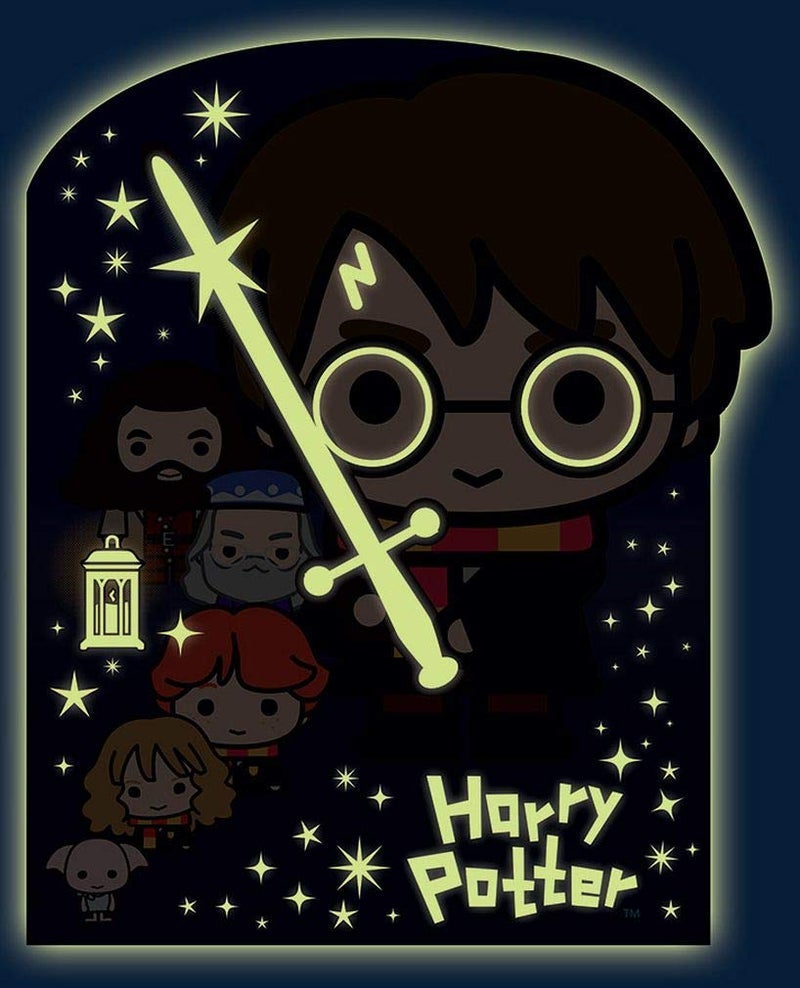 Playhouse Glow in The Dark Harry Potter Chibi 28-Piece Die-Cut Shaped Mini Puzzle for Kids - Image 2